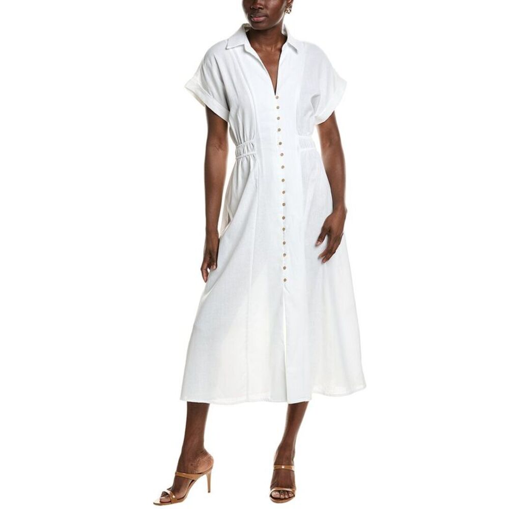 Ipponelli Womens  Shirtdress, White